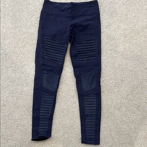 Alo moto leggings navy